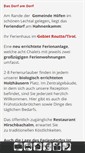 Mobile Screenshot of feriendorf-hahnenkamm.at